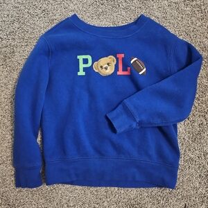 Polo crew neck sweater